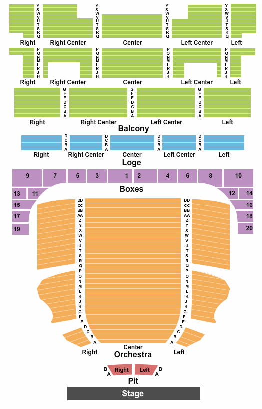 Music Hall Lion King Seating Chart